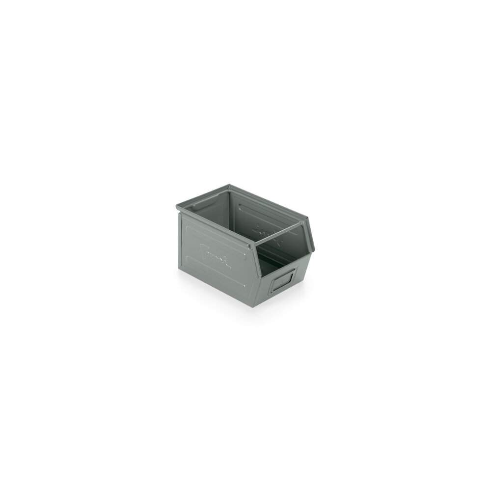Productafbeelding nr. 1: Magazijnbak van plaatstaal, hxbxd 200 x 200 x 350 mm, pelsgrijs