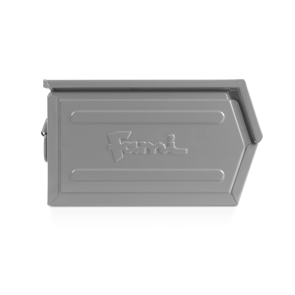 Productafbeelding nr. 2: Fami open bak, hxbxd 200 x 200 x 350 mm, plaatstaal, eekhoorngrijs, 8 stuks/VE