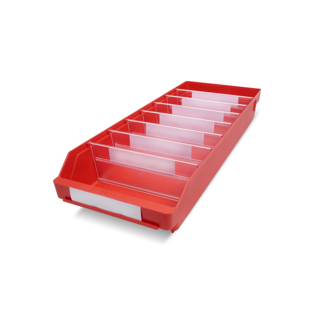 Productafbeelding nr. 1: Magazijnbakken met inkijkopening, bxd 240 x 600 mm, rood
