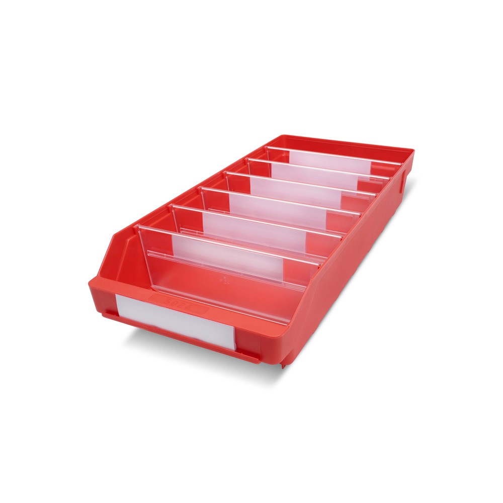 Productafbeelding nr. 1: Magazijnbakken met inkijkopening, bxd 240 x 500 mm, rood