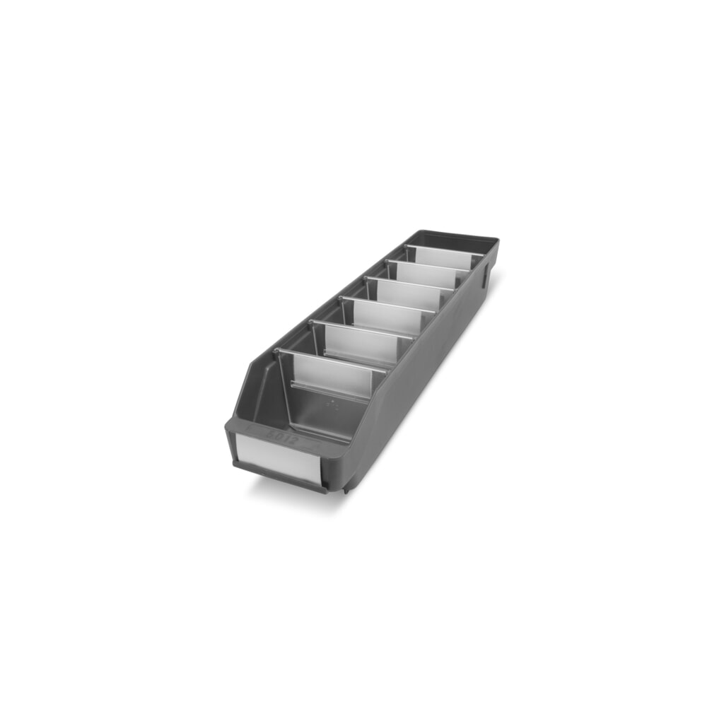 Product afbeelding: Magazijnbakken met inkijkopening, bxd 120 x 500 mm, rood