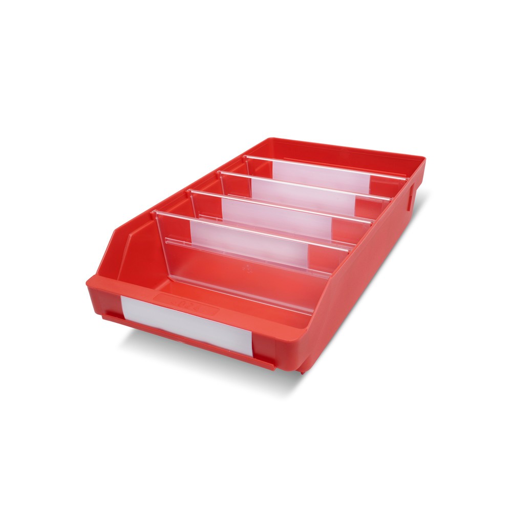 Productafbeelding nr. 1: Magazijnbakken met inkijkopening, bxd 240 x 400 mm, rood