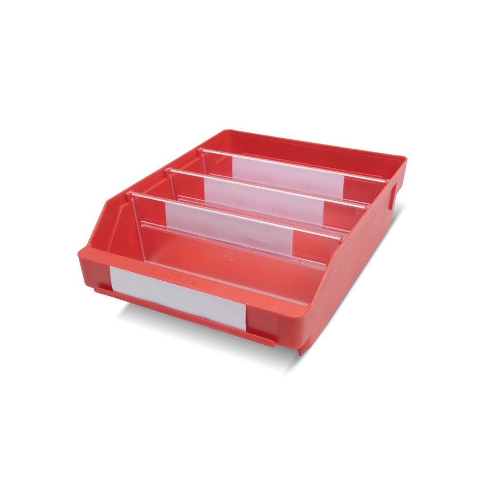 Productafbeelding nr. 1: Magazijnbakken met inkijkopening, bxd 240 x 300 mm, rood