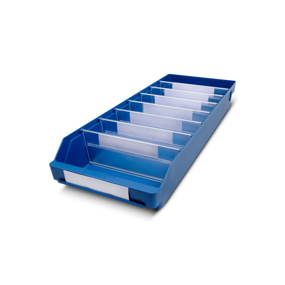 Productafbeelding nr. 1: Magazijnbakken met inkijkopening, bxd 240 x 600 mm, blauw