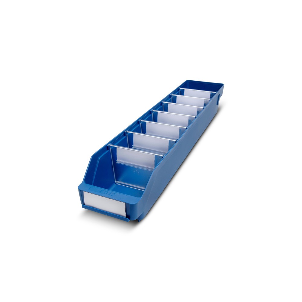 Productafbeelding nr. 1: Magazijnbakken met inkijkopening, bxd 120 x 600 mm, blauw