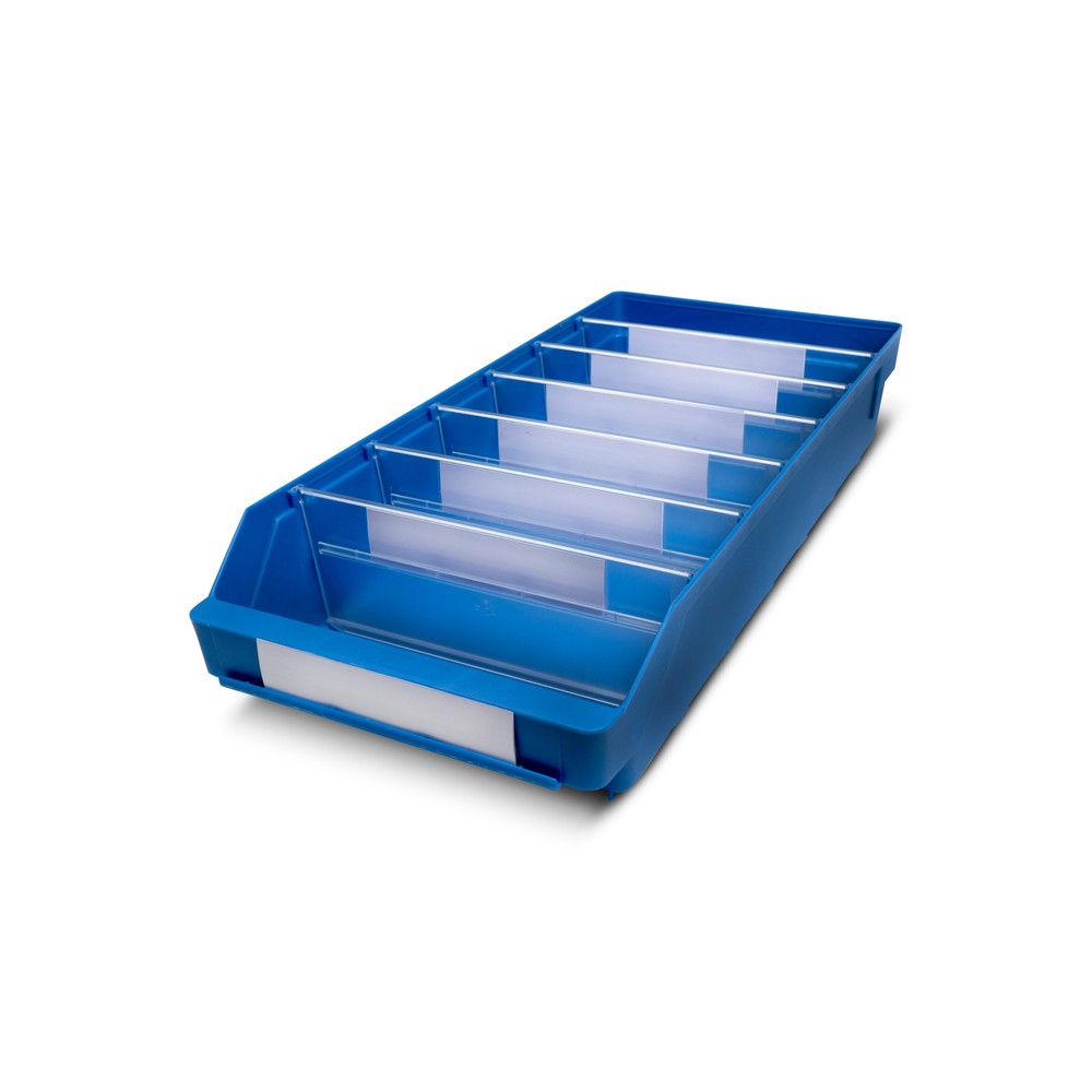 Productafbeelding nr. 1: Magazijnbakken met inkijkopening, bxd 240 x 500 mm, blauw