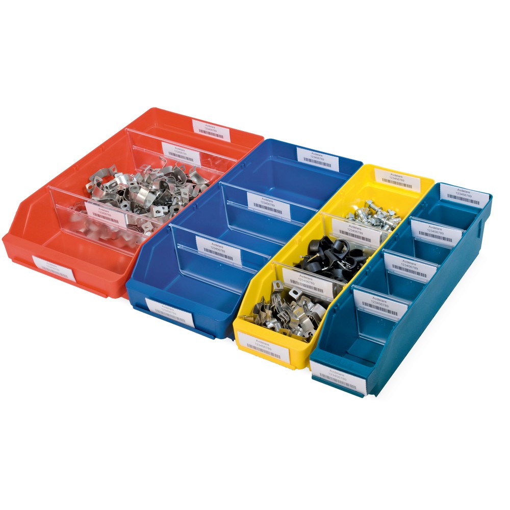 Productafbeelding nr. 2: Magazijnbakken met inkijkopening, bxd 120 x 300 mm, rood
