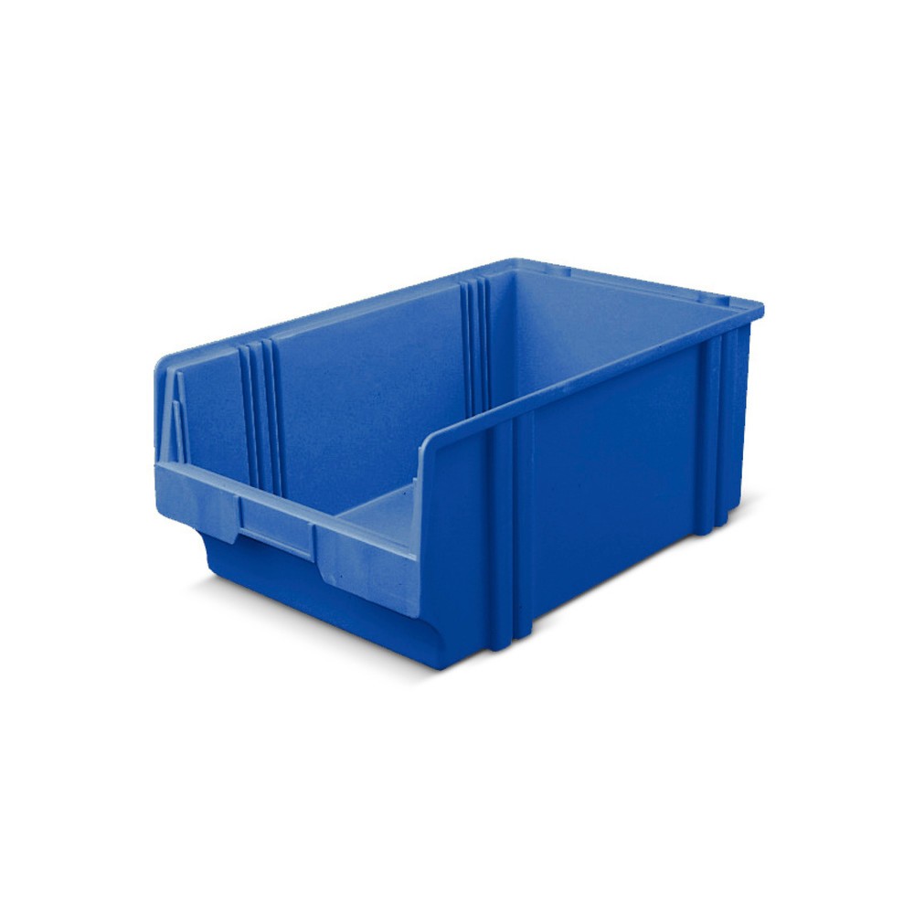 Product afbeelding: Magazijnbakken van polystyrol, hxbxd 200 x 300 x 500 mm, blauw