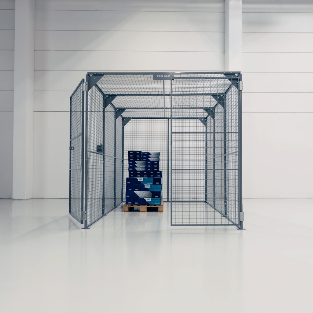 Productafbeelding nr. 2: Magazijnbox TROAX®, gelakt, hxbxl 2.200 x 2.200 x 1.200 mm