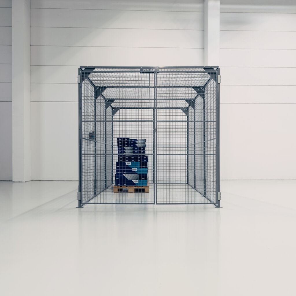 Productafbeelding nr. 3: Magazijnbox TROAX®, gelakt, hxbxl 2.200 x 2.200 x 1.200 mm