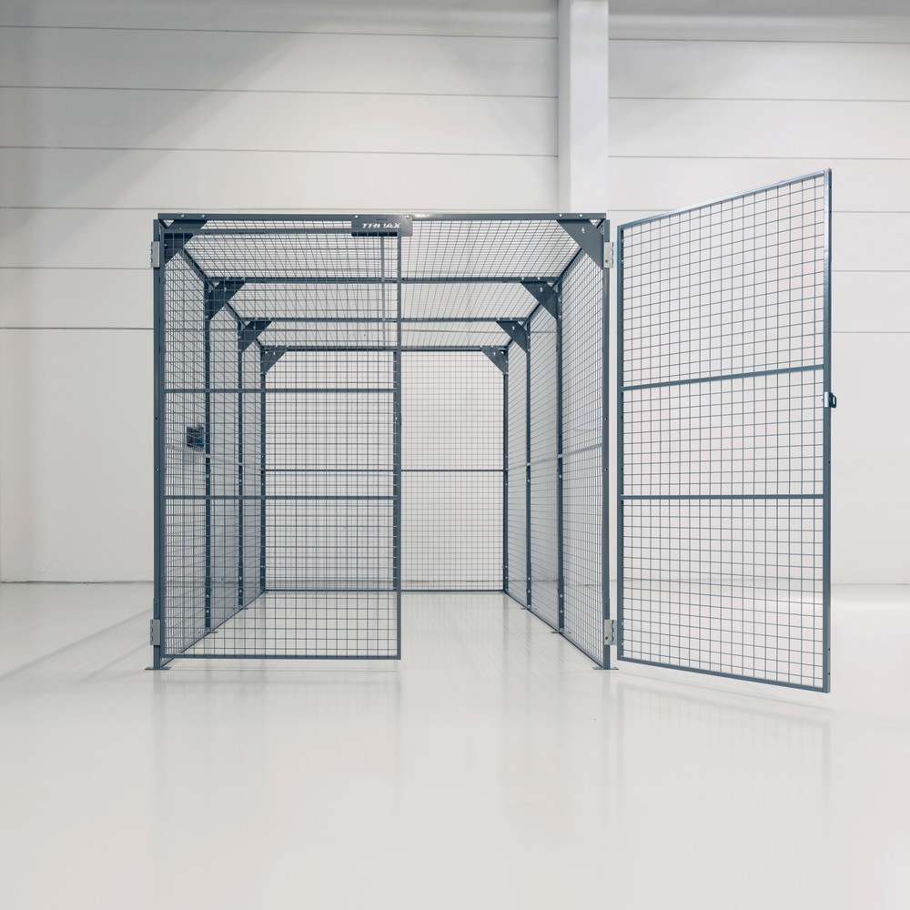 Product afbeelding: Magazijnbox TROAX®, gelakt, hxbxl 2.200 x 2.200 x 4.800 mm