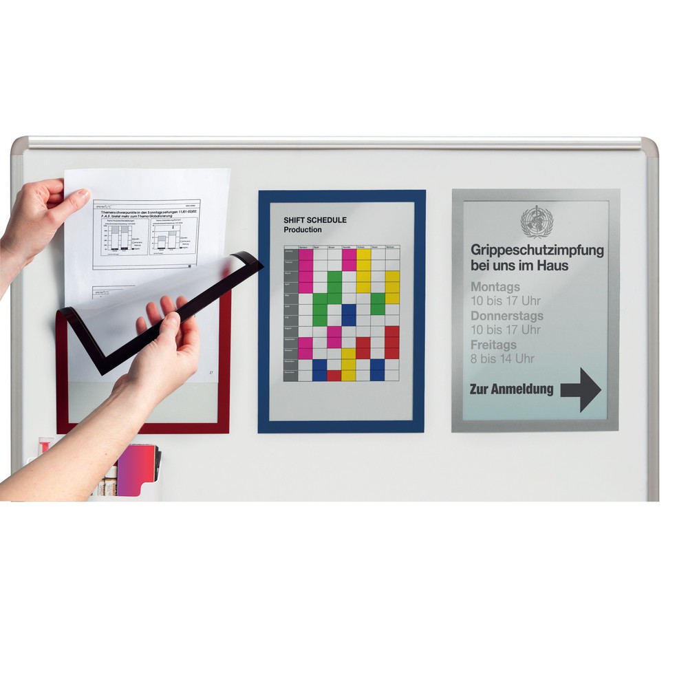 Productafbeelding nr. 1: Magnetisch frame DURABLE DURAFRAME®, DIN A4, donkerblauw