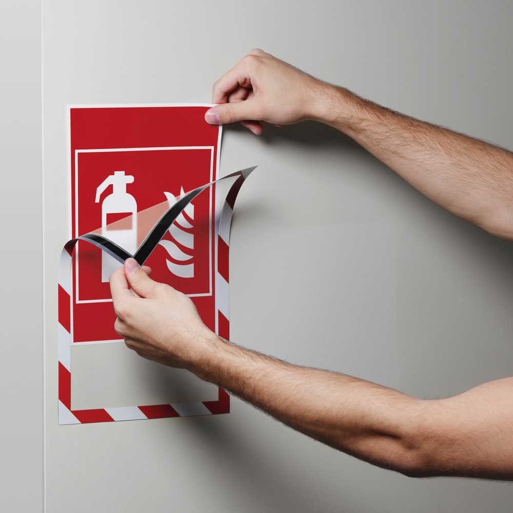 Productafbeelding nr. 3: Magnetisch frame DURABLE DURAFRAME® Security, DIN A4, rood/wit