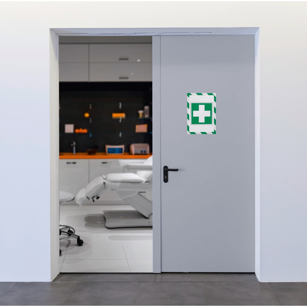 Magnetisch frame DURABLE DURAFRAME® Security, DIN A4, groen/wit Productafbeelding nr. 6: Magnetisch frame DURABLE DURAFRAME® Security, DIN A4, groen/wit