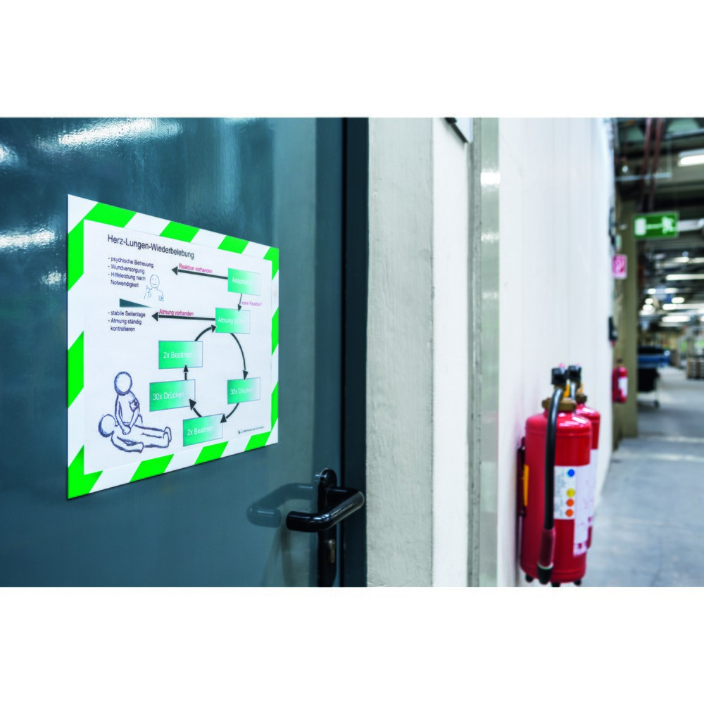 Productafbeelding nr. 6: Magnetisch frame DURABLE DURAFRAME® Security, DIN A4, groen/wit