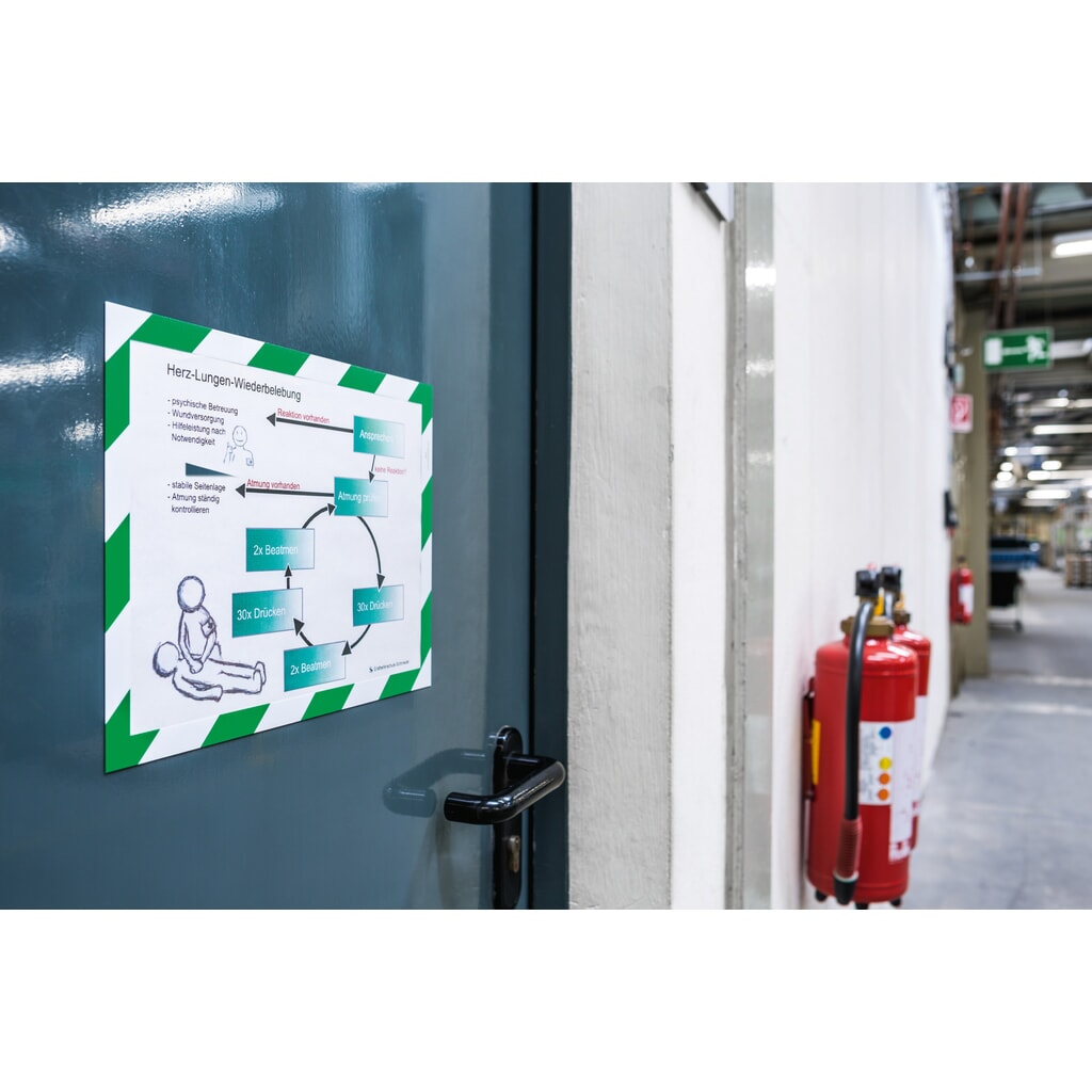 Productafbeelding nr. 7: Magnetisch frame DURABLE DURAFRAME® Security, DIN A4, groen/wit