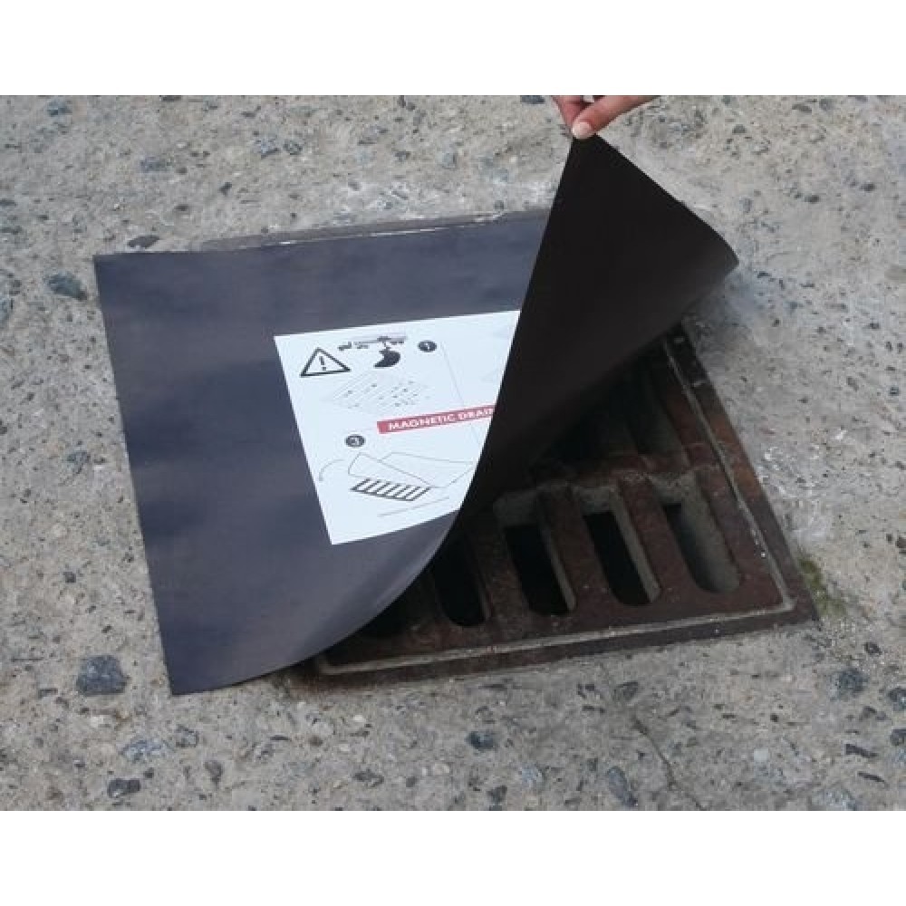 Productafbeelding nr. 2: Magnetische afdichtmat, herbruikbare rioolgatafdekking, b x d 510 x 510 mm