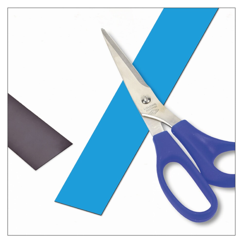 Product afbeelding: Magnetische beschrijfbare tape, rol, breedte 30 mm, blauw