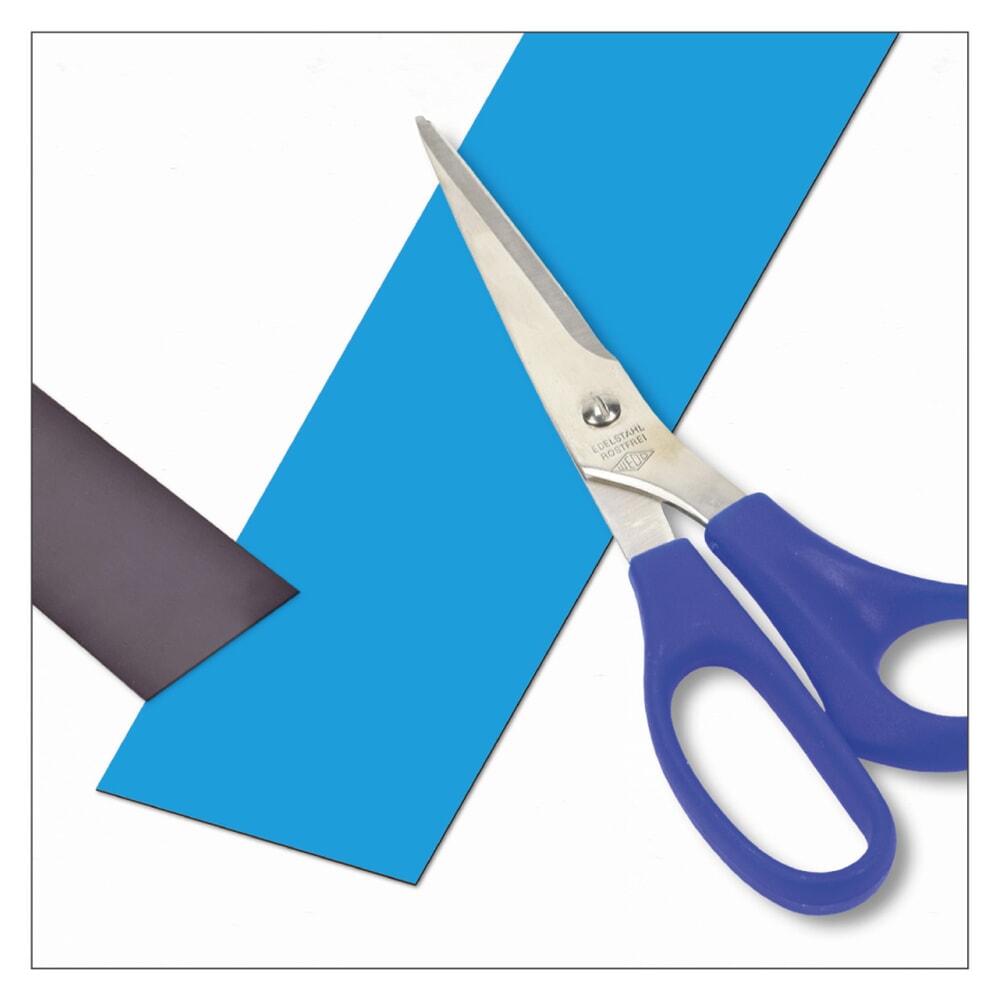 Productafbeelding nr. 1: Magnetische te beschrijven labels, rol, hoogte 50 mm, blauw
