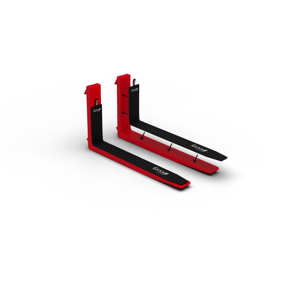 Product afbeelding: Magnetische, slipvaste vorkbekleding VETTER® GEKKO voor vorktanden, lxb 750 x 75 mm