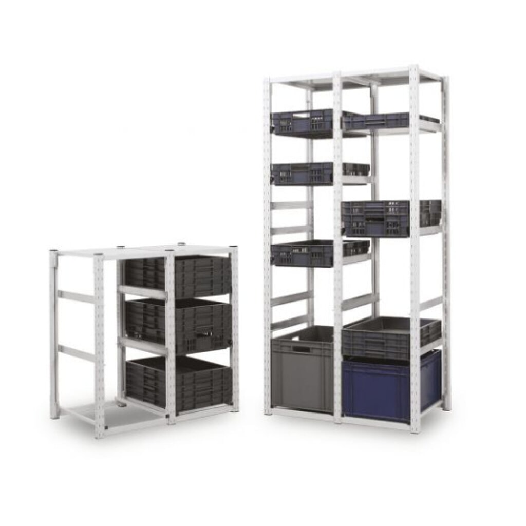 Productafbeelding nr. 1: ManOrga Bakkenstelling voor euroboxen, AF, H x B x D 1.000 x 407 x 600 mm