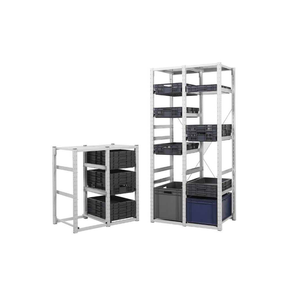 Product afbeelding: ManOrga Bakkenstelling voor euroboxen, GF, H x B x D 1.000 x 407 x 600 mm