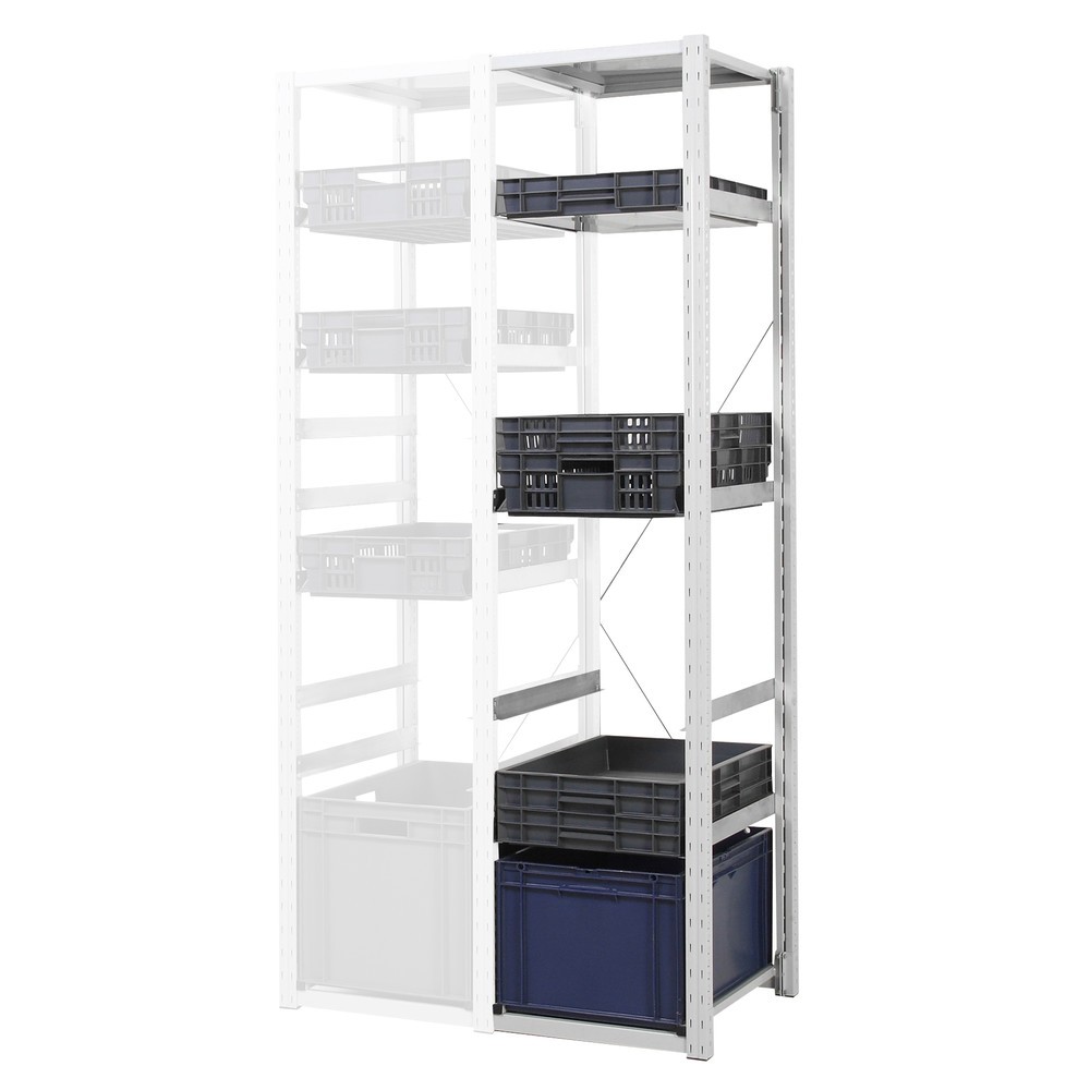 Productafbeelding nr. 2: ManOrga Bakkenstelling voor euroboxen, AF, H x B x D 2.000 x 307 x 400 mm