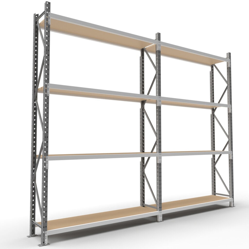 ManOrga Grootvakstelling, met spaanplaten, AF, H x B x D 2.500 x 1.800 x 600 mm Productafbeelding nr. 9: ManOrga Grootvakstelling, met spaanplaten, AF, H x B x D 2.500 x 1.800 x 600 mm