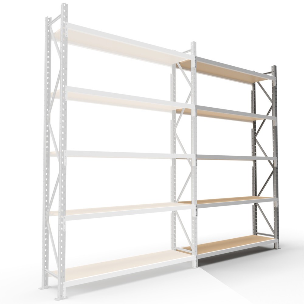 Productafbeelding nr. 1: ManOrga Grootvakstelling, met spaanplaten, AF, H x B x D 3.000 x 1.800 x 600 mm