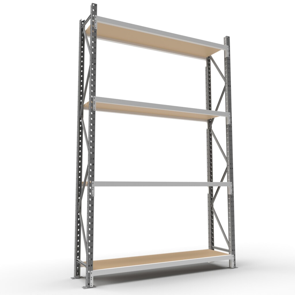 ManOrga Grootvakstelling, met spaanplaten, GF, H x B x D 2.500 x 1.800 x 600 mm Productafbeelding nr. 10: ManOrga Grootvakstelling, met spaanplaten, GF, H x B x D 2.500 x 1.800 x 600 mm