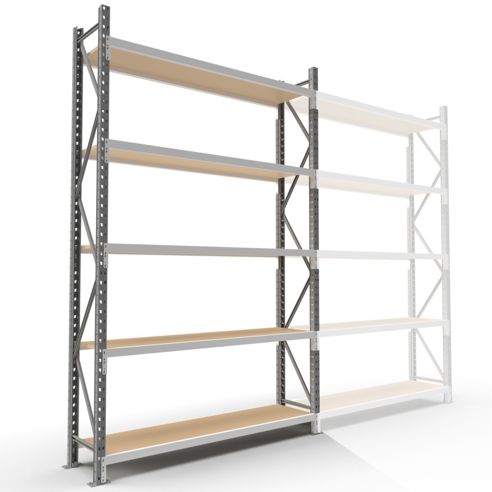 Productafbeelding nr. 5: ManOrga Grootvakstelling, met spaanplaten, GF, H x B x D 3.000 x 1.800 x 800 mm