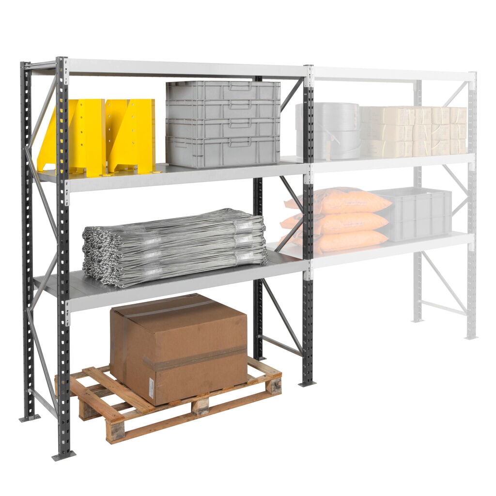 Productafbeelding nr. 5: Grootvakstelling ManOrga, met stalen panelen, AE, vaklast 710 kg, hxbxd 2.500 x 2.250 x 600 mm