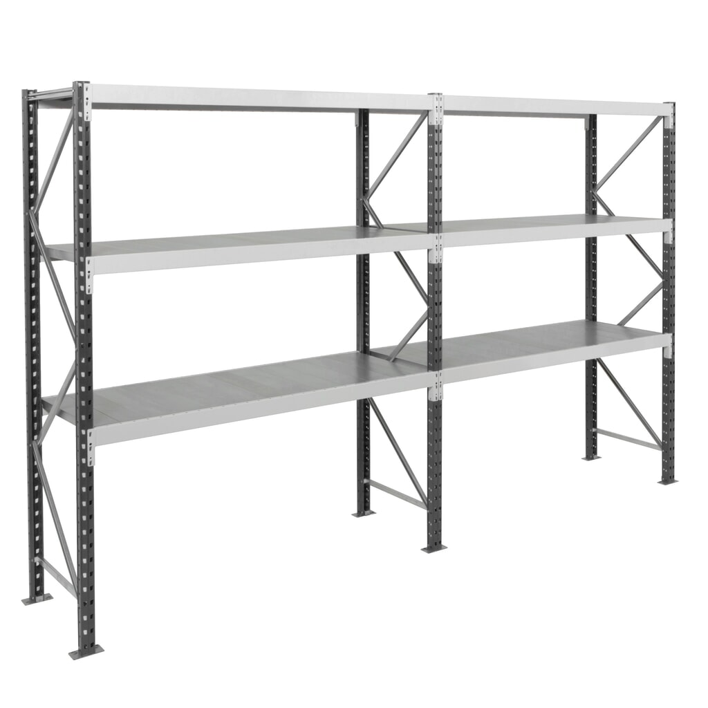 Productafbeelding nr. 6: Grootvakstelling ManOrga, met stalen panelen, AE, vaklast 710 kg, hxbxd 2.500 x 2.250 x 600 mm