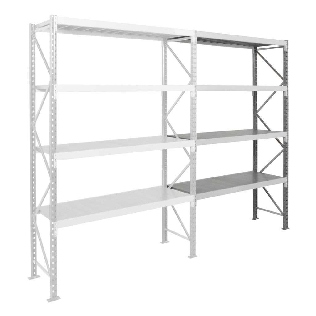 Product afbeelding: Grootvakstelling ManOrga, met stalen panelen, AE, vaklast 710 kg, hxbxd 3.000 x 2.250 x 600 mm