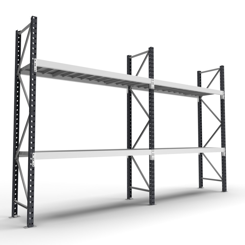 Productafbeelding nr. 5: Grootvakstelling ManOrga, met stalen panelen, BE, vaklast 740 kg, hxbxd 2.000 x 2.700 x 1.000 mm