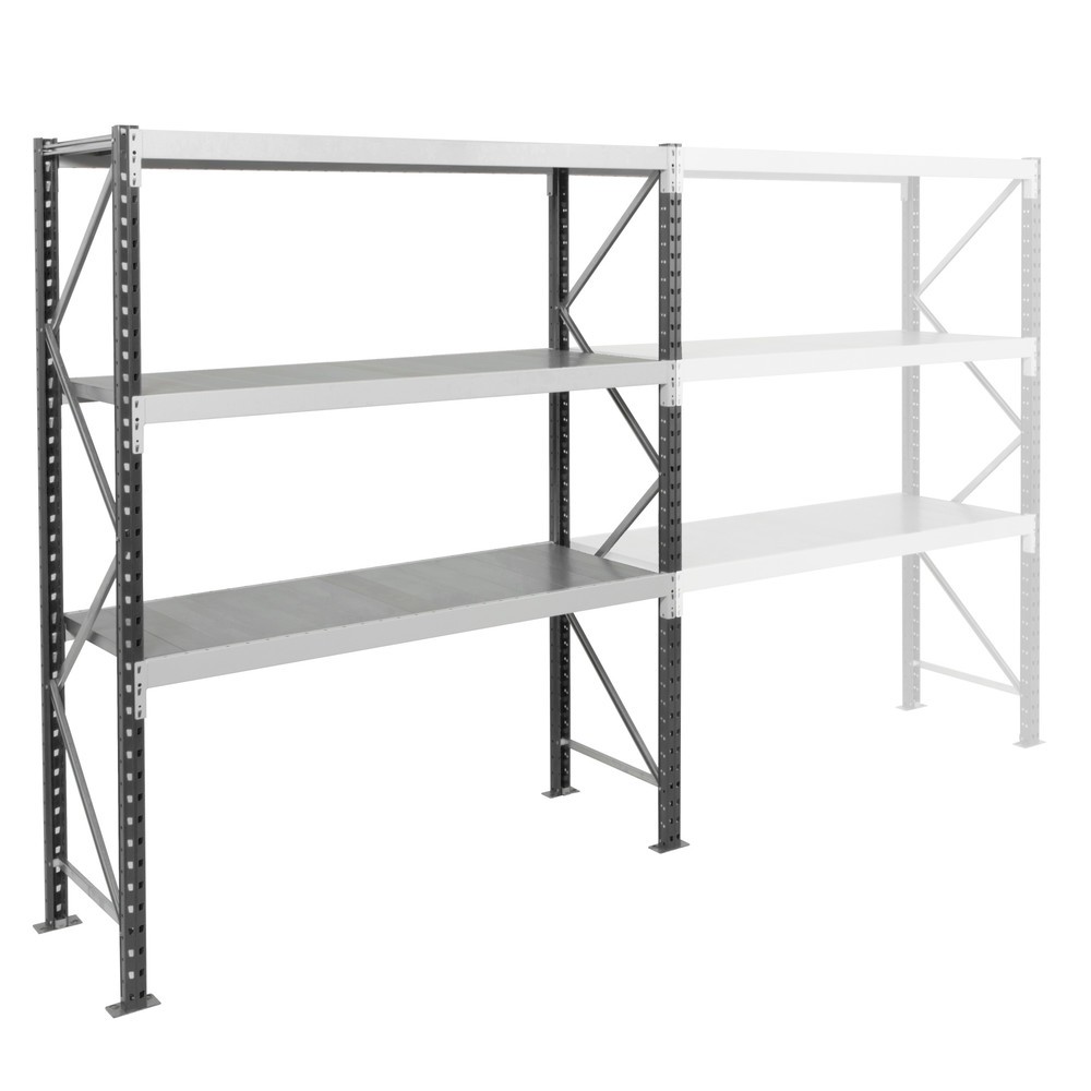 Productafbeelding nr. 1: Grootvakstelling ManOrga, met stalen panelen, BE, vaklast 880 kg, hxbxd 2.500 x 1.800 x 600 mm