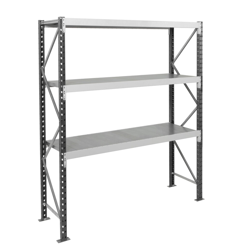Productafbeelding nr. 8: Grootvakstelling ManOrga, met stalen panelen, BE, vaklast 710 kg, hxbxd 2.500 x 2.250 x 600 mm