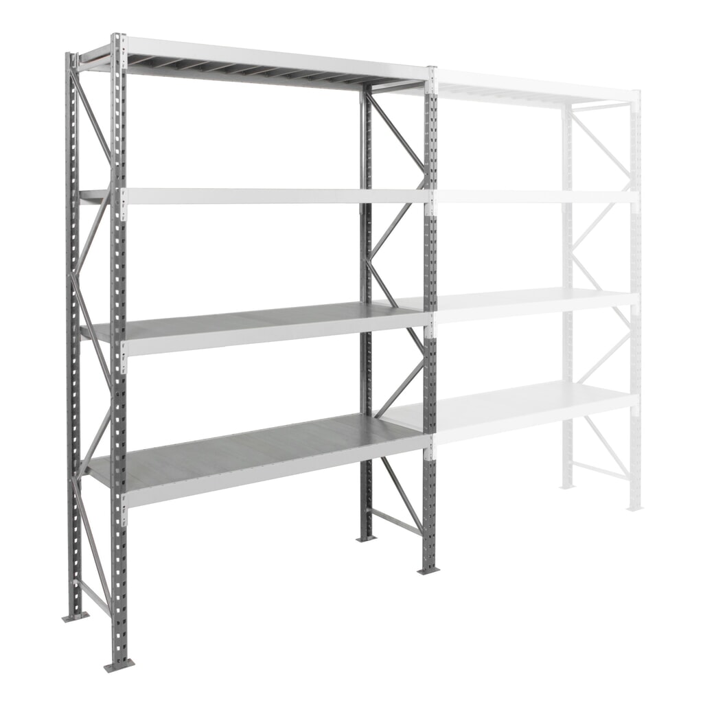 Productafbeelding nr. 2: Grootvakstelling ManOrga, met stalen panelen, BE, vaklast 710 kg, hxbxd 3.000 x 2.250 x 600 mm