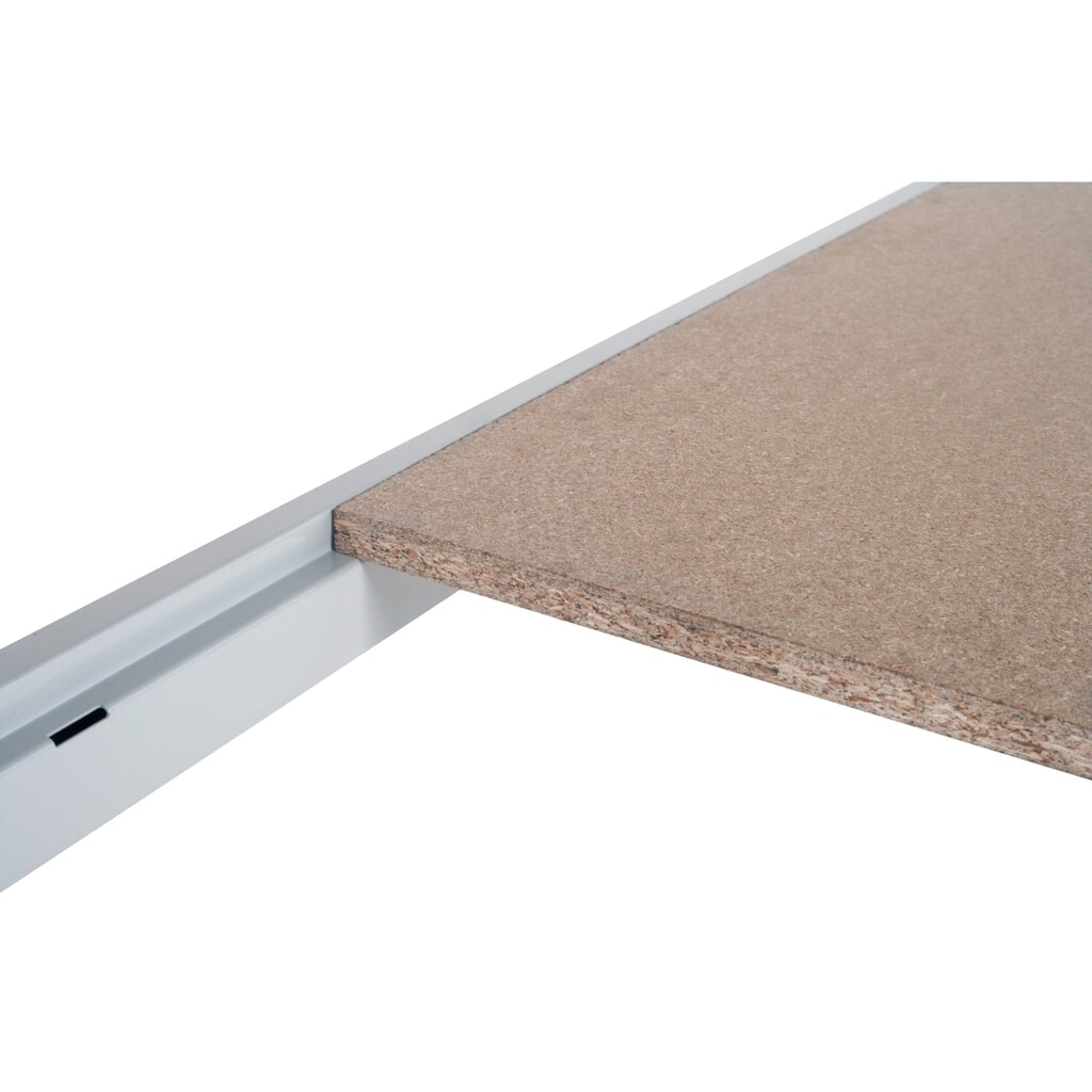 Product afbeelding: ManOrga Legbord voor grootvakstelling, met spaanplaten, grafietgrijs/lichtgrijs, B x D 1.250 x 600 mm