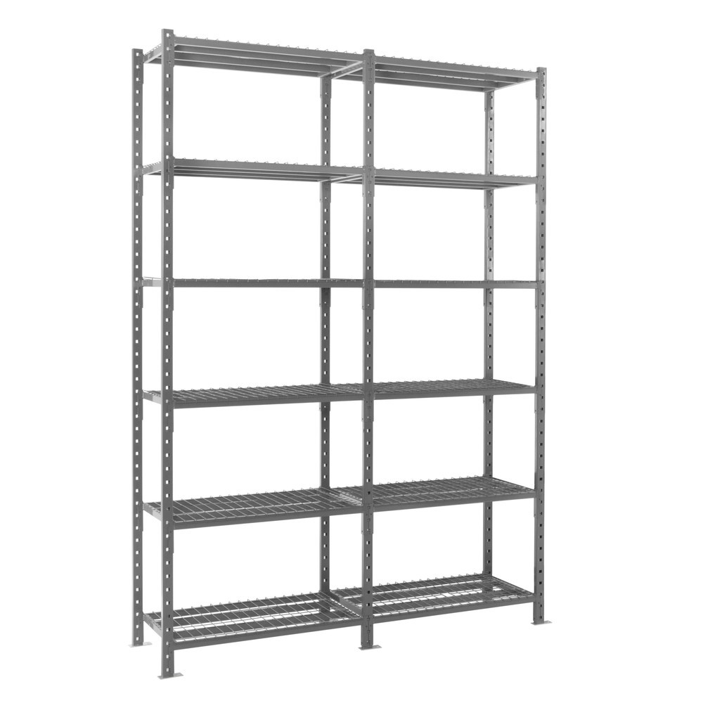 Productafbeelding nr. 2: ManOrga Legbordstelling, AF, met roosterlegborden, vaklast 460 kg, H x B x D 3.000 x 1.260 x 500 mm
