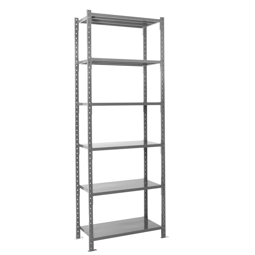 Productafbeelding nr. 8: Legbordstelling ManOrga, grafietgrijs, met legborden van plaatstaal, vaklast 500 kg, hxbxd 3.000 x 1.050 x 510 mm