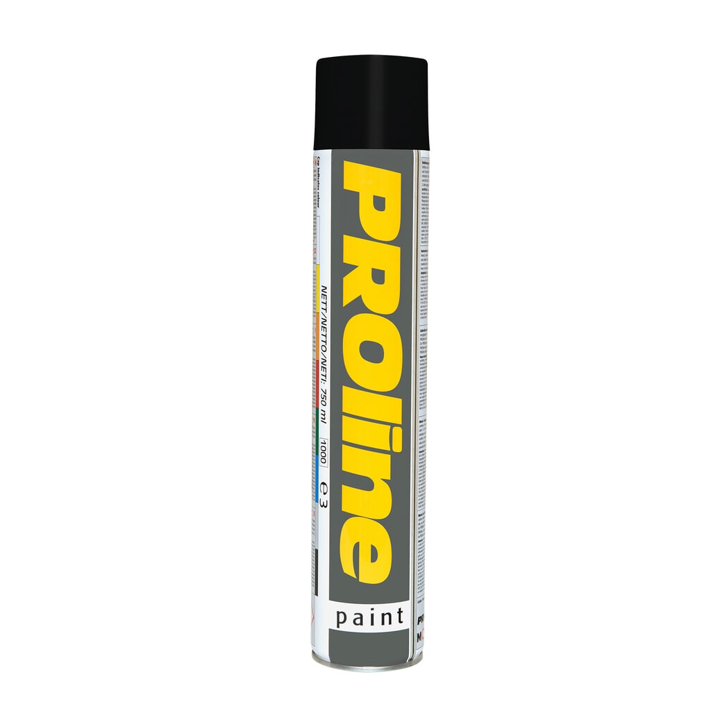 Markeringsverf PROline-paint 0,75 l, 1 stuk, zwart Product afbeelding: Markeringsverf PROline-paint 0,75 l, 1 stuk, zwart