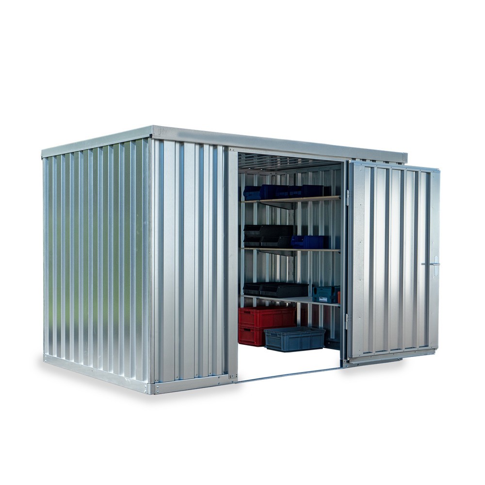 Product afbeelding: Materiaalcontainer afzonderlijke module, hxbxd 2.150 x 3.050 x 2.170 mm, gedemonteerd, zonder houten bodem, verzinkt