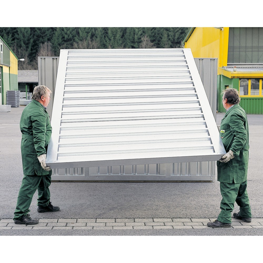 Productafbeelding nr. 3: Materiaalcontainer afzonderlijke module, hxbxd 2.150 x 2.100 x 2.170 mm, gemonteerd, houten bodem, verzinkt