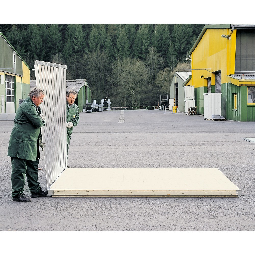Productafbeelding nr. 5: Materiaalcontainer afzonderlijke module, hxbxd 2.150 x 2.100 x 2.170 mm, gemonteerd, houten bodem, verzinkt