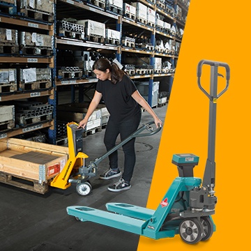 Palletwagens met weegschaal