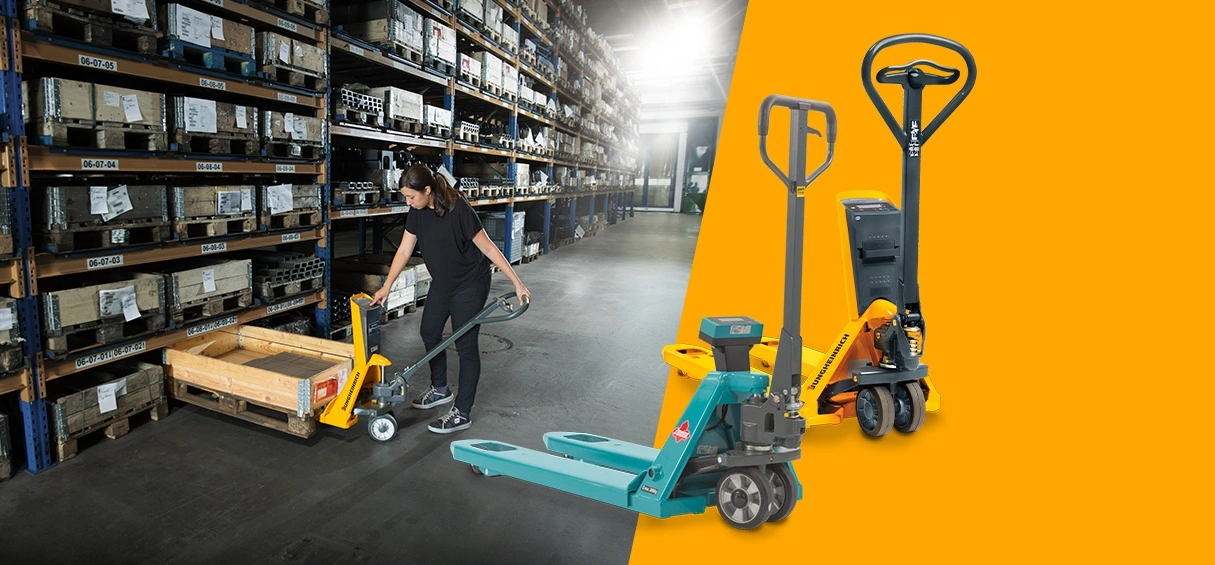 Palletwagens met weegschaal