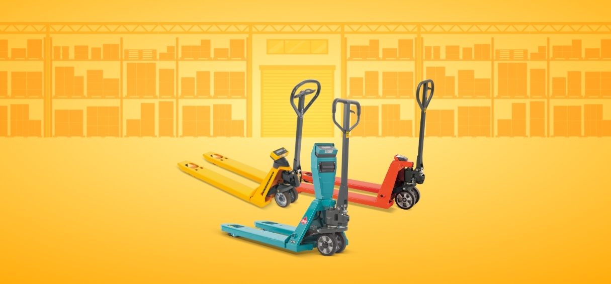 Palletwagens met weegschaal Palletwagens met weegschaal