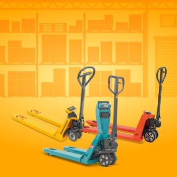 Palletwagens met weegschaal Palletwagens met weegschaal