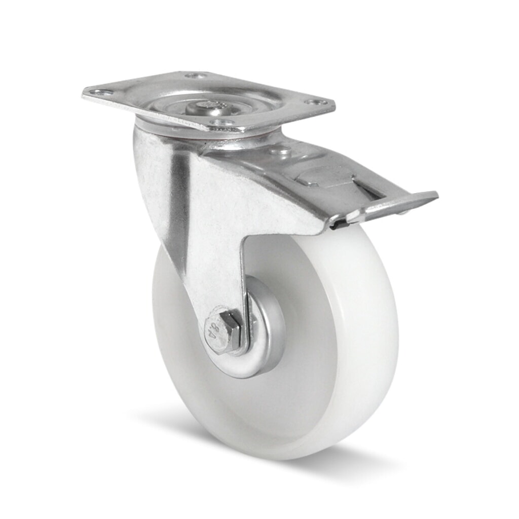 Meerprijs voor optionele wieluitrusting, polypropyleen Ø 125 mm, voor rustige loop Productafbeelding nr. 2: Meerprijs voor optionele wieluitrusting, polypropyleen Ø 125 mm, voor rustige loop